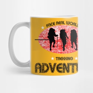 Trekking and Hiking Fun Adventure world Mug